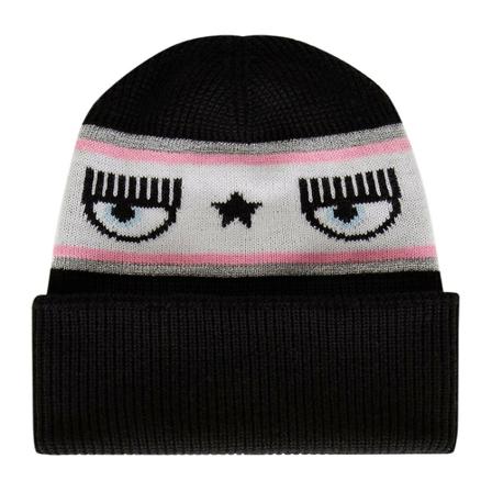 Chiara Ferragni Collection Hat Sort, Dame Accessories, Størrelse: ONE Size