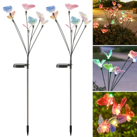 Vanntett solcellelampe for utendørs bruk, solcellelampe for jul, Wat