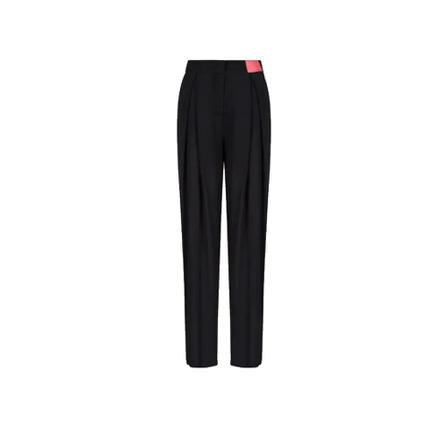 Armani Exchange, Trousers Zwart, Dames, Maat:S
