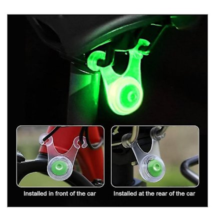 Grønt Baklys for Sykkel, Nattvarsel Sikkerhetssignal