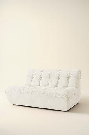 Jotex - Sofa 2-seters Natur røykaktig - KELSO - Kjøp Barnesofaer hos Jotex