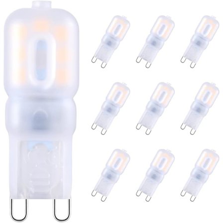 220V G9 LED-lampa, dimbar energibesparande glödlampa, LED L