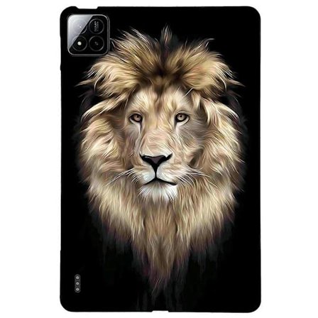 För Xiaomi Pad 7 Pro/Pad 7 TPU Fodral Mönstertryck Slim Tablet Skyddsfodral - Lejon