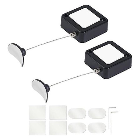 Infällbar Fjärrkontroll Tether Lås: 1,9 m Uppgraderad Dragkraft Säkerhetslina Lås med Justerbar Kabelkoppel