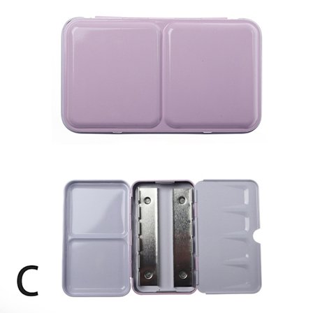 Farverige akvarelfarver Dåser Æske Palette Maleri Opbevaring Pa