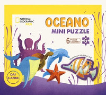 Oceano minipuzzle. 6 puzzle sagomati Anna Lang