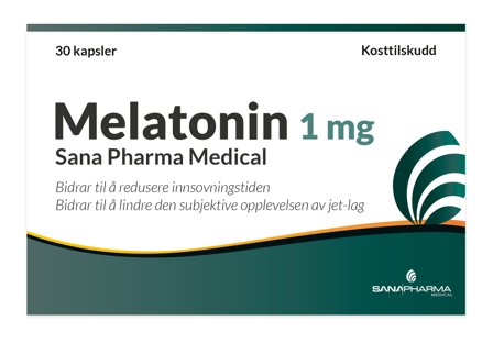 Sana Pharma Medical melatonin kaps 1mg