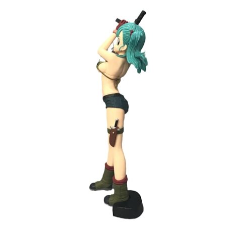 DBZ Anime Figurine Android Launch Bulma Camouflage Kawaii Dragon Ball Sexy Bunny Girl VC Action Figures Model Samleobjekter