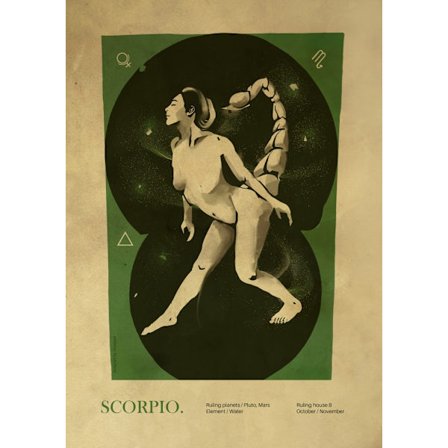 Scorpio Print