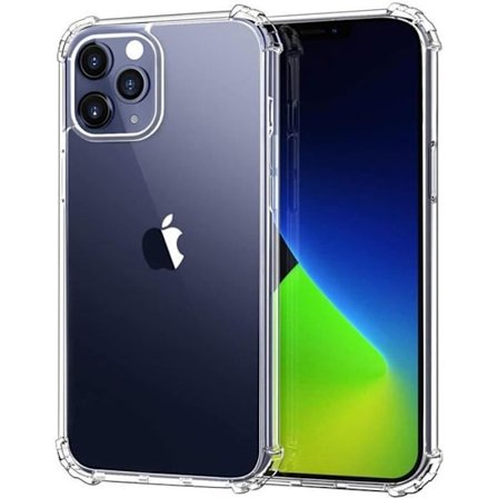 Skyddande Fodral - E.F.CONNECTION - för iPhone 12 Mini - Förstärkt Silikon - Stötsäker - Transparent