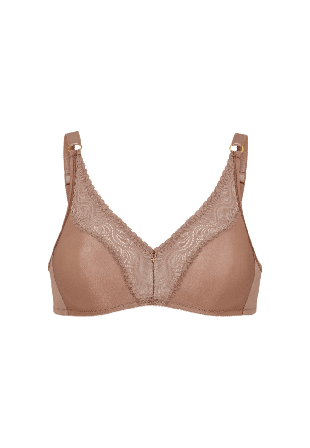 Swegmark Glitter Formpressad Mjuk-bh Bh Dam Beige 9095D