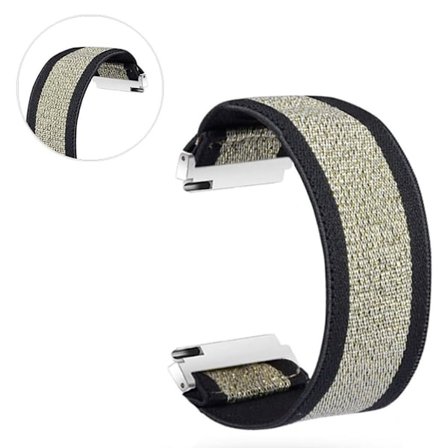 Huawei Watch GT 2 42mm color nylon watch band - Black / Gold