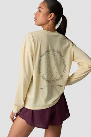 Mirage Dri-Release Long Sleeve Print Butter Yellow