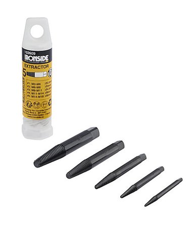 IRONSIDE SKRUEUTTREKKERE I SETT 5 STRL M2-M18