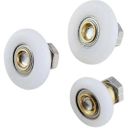 4 størrelser udskiftningsruller hjul til brusedør