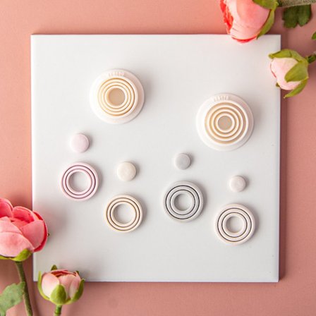 Øreringe Polymer Clay Cutter Polymer Clay Form D D