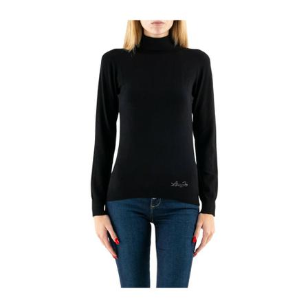Liu Jo, Turtlenecks Czarny, Kobieta, Rozmiar: S