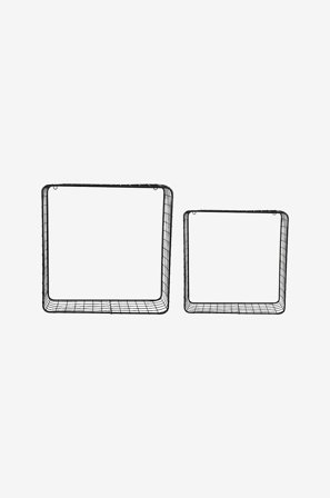 Present Time - Sæt med vægreoler Reja - Sort - Hylder - Fra Homeroom