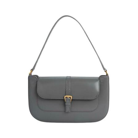By Far, Miranda BAG Grijs, Dames, Maat:ONE Size,leather