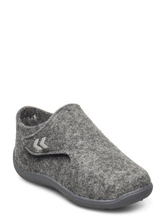 Wool Slipper Infant Tøfler Innesko Grå Hummel