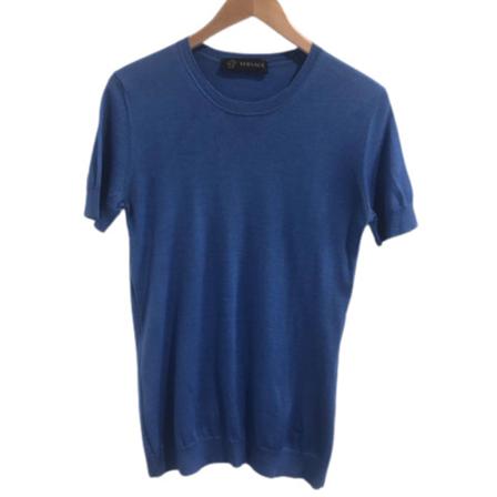 Versace Pre-owned, Pull Blauw, Dames, Maat:S