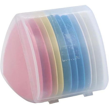 Sykrit, 10 stk. Sykrit skræddersæt, trekant kjolefremstilling skræddersyet kridt blyant, til markering af stof, 4 farver med en usynlig æske