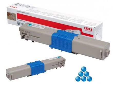 OKI Toner 46508715 Cyan - Lyreco - Toner och bläck - Tonerkassetter - Toner OKI