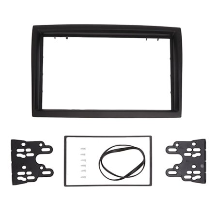 2 Din Bilstereo Fascia Radio Fascia Panel Ramme Svart Erstatning for Citroen Jumper 2006+