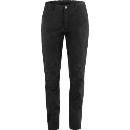 Fjällräven Women's Hoja Hybrid Trousers 48 in Black | Size: 20, G-1000