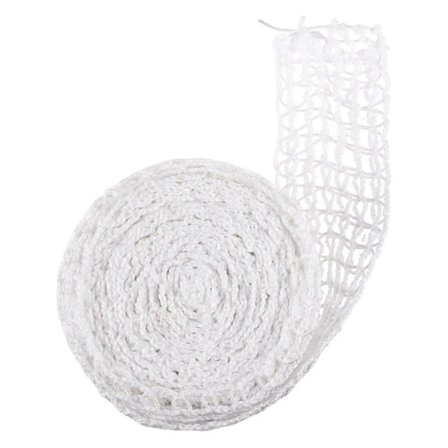 5M Kjøttnett Rull, Størrelse 18, Røkt Kjøtt Fjærkre Skinke Nett Kjøtt Charcuterie Snor Nett Rull Innpakningsnett, Oksekjøttnett Rull