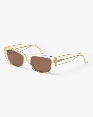 Sunglass 10 - Soft Yellow - Brown - One Size