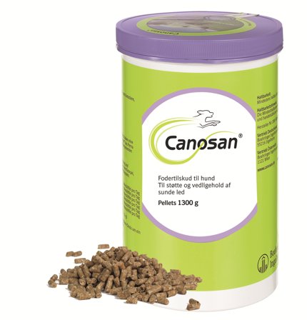 Canosan Pellets 1300g til Hunde - Understøtter Bevægeapparatet, Ideel til Seniorhunde med Fysisk Belastning