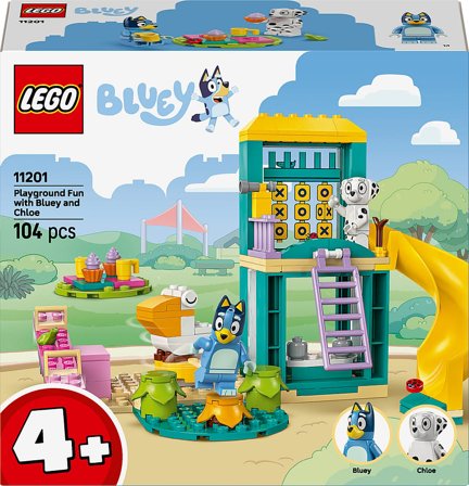 Lego Blueys Sjov på legepladsen med Bluey og Chloe Byggesæt til små børn 11201, Børn & Forældre, Motorik & Bevægelse, Klodser Og Stabletårne