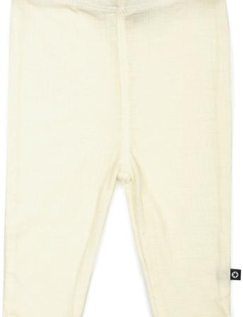 Legging, Denim Melange Drop Needle, Merino Wool Smallstuff Cream