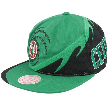Mitchell & Ness - NBA Grün Snapback Cap - Boston Celtics Spiral Deadstock Green Snapback @ Hatstore