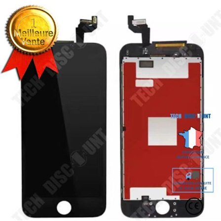 TD FÖR IPHONE 7 MED KOMPLETT LCD SVART SKÄRM + VERKTYG MED CHASSI + TOUCH GLASS