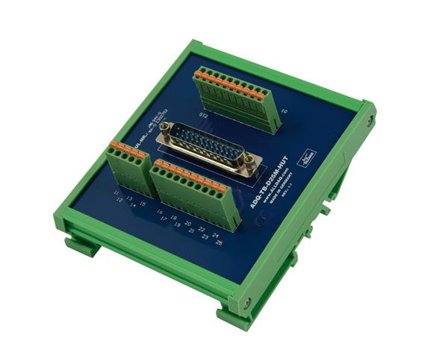 ALLDAQ zbh. ADQ-TB-D25M-HUT / 25pol. Anschlussblock mit Phoenix-Klemmen