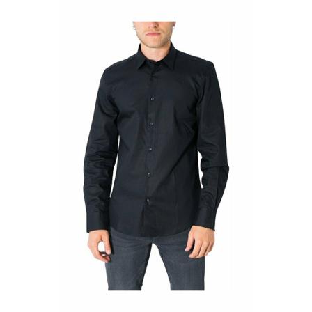 Antony Morato Men's Shirts Sort, Herre Skjorter