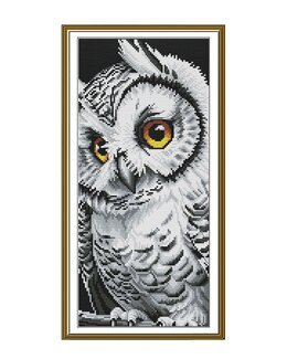 Broderikit Billede Ugle - Nova Sloboda