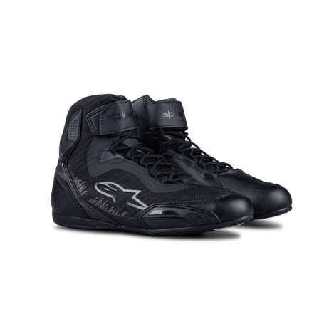Zapatillas de Moto Alpinestars Stella Faster-3 Rideknit Mujer Negro/Antracita 41