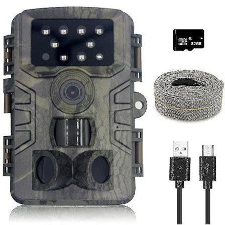 Riistakamera, metsästyskamera laajakulmaisella liikkeentunnistuksella Uusin anturinäkymä Laukaisuaika Riistakamera ilman hehkua ja wa