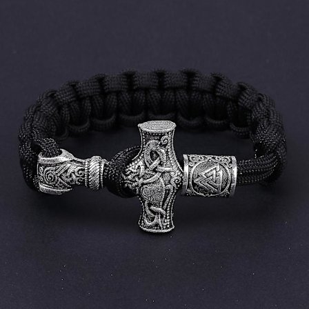 Snöre Armband Vintage Fläta Pärla Armband Punk Fläta Armband