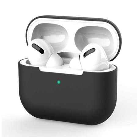 AirPods 3 Case Case Shock -Proof beskyttende sag Sag silikone sort