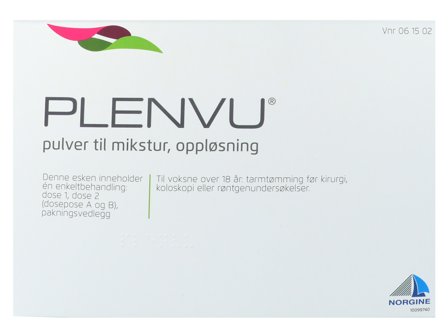 Plenvu Pulver til mikstur, 1 sett