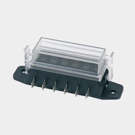 Fuse holder, for 6 blade fuses