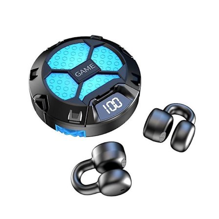 Tws Bluetooth 5.3 True Wireless Ear-clip -kuulokkeet, matalan latenssin pelikuulokkeet, Hifi-stereokuulokkeet, vedenpitävät urheilukuulokkeet, 
