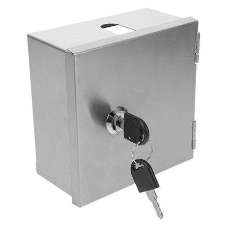 Stikkontaktbeskytter i rustfrit stål: 86 Type Vandtæt Låsbar Stikkontakt Dæksel - Vægmonteret Elektrisk Boks til Udendørs Have Stikbeskyttelse