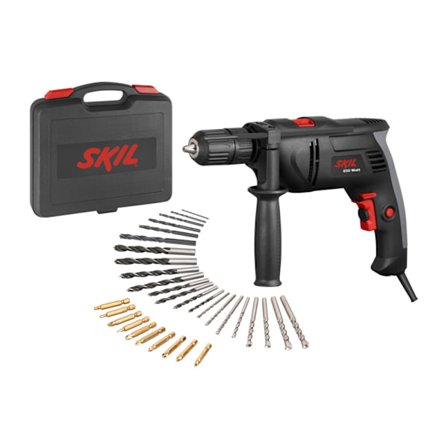 Skil Corded Impact Hammer Drill | 850W | Case | 32 acc. Set