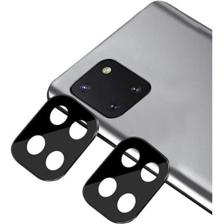 Skyddskamera för Samsung Galaxy NOTE 10 LITE [Paket med 2] Glaslins Bakre Kamera Skyddfilm Phonillico