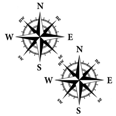 2 kpl Kompassi Auton Tarrat Vedenpit v Vinyyli Tarrat Kaikille Matkailuautoille Kuorma-auto Pakettiauto Auton Puskuritarra 15cm*15cm Matta Musta